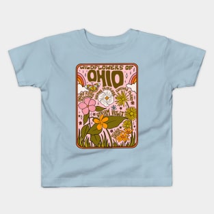 Ohio Wildflowers Kids T-Shirt